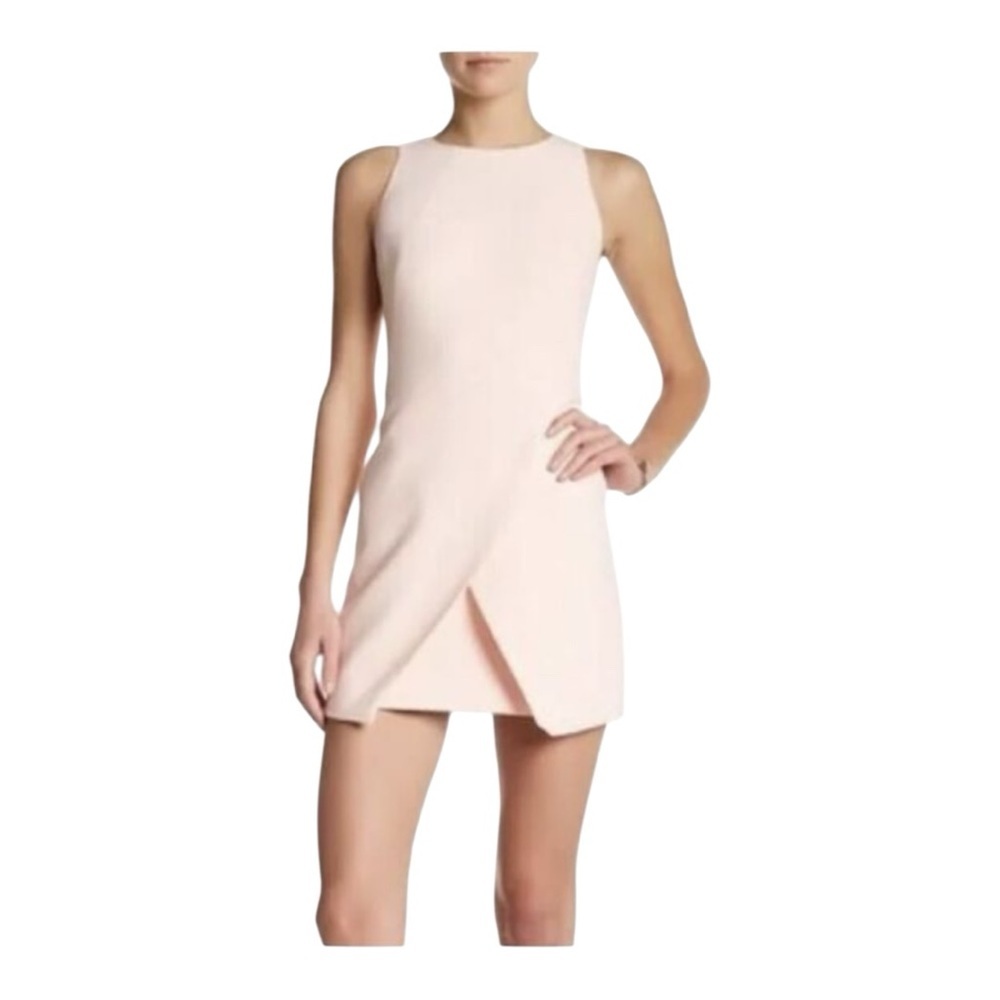Keepsake the Label Jupiter Rose Pink Asymmetrical Sleeveless Dress Size L NWT